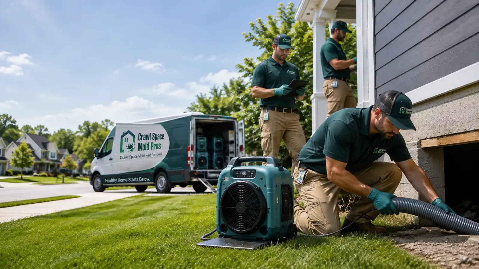 Crawl Space Mold Removal in Morrisville, PA